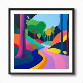 Abstract Park Collection Daan Forest Park Taipei 2 Art Print