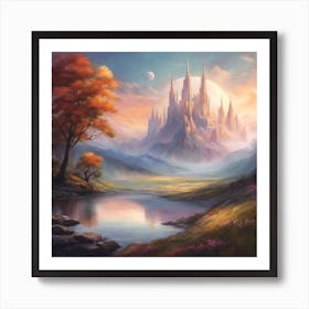 Fantasy Landscape Painting Art Print