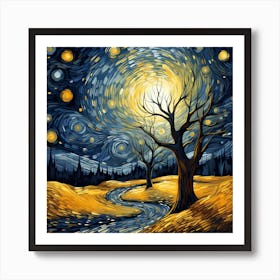 Starry Night 28 Art Print