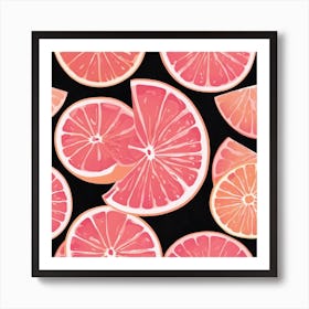 Pink Grapefruit 2 Art Print