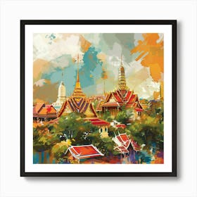 A Thailand Expressive Strokes Illustration 1720037385 3 Poster