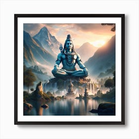 Lord shiva 1 Art Print