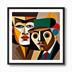 'Two Faces' Art Print