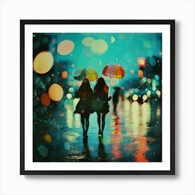 Rainy Night Art Print