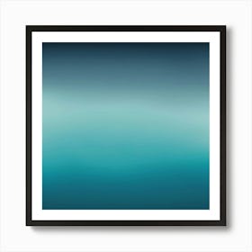 Abstract Of A Blue Sea Art Print