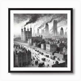 London Cityscape Art Print