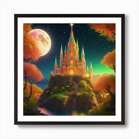 Fairytale Castle 20 Art Print