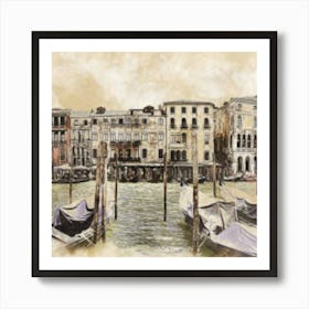 Grand Canal Venice Art Print