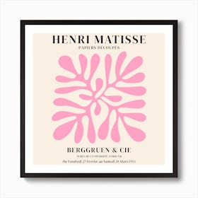 Henri Matisse pink coral reef edition Art Print