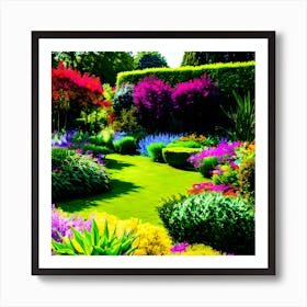 Vibrant Garden Art Print