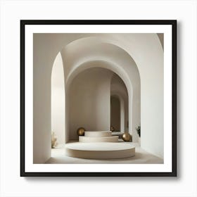 Room With Arches 9 Art Print