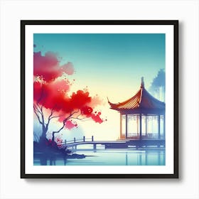 Chinese Pagoda 16 Art Print