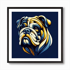 English Bulldog 04 Art Print