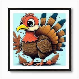 Thanksgiving Turkey Art Print