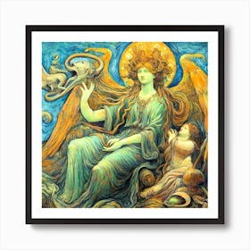 Angels And Demons 4 Art Print