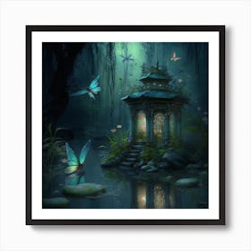 Myeera Dragonflies Butterflies Pixies Fairies Garden Gnomes Moo 7098e3d2 2222 4b18 B8b5 96ca108f943b Art Print