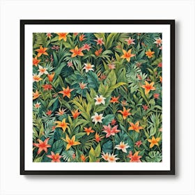 Tropical Jungle Art Print