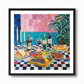 Trattoria Del Borgo Trattoria Italian Food Kitchen Art Print