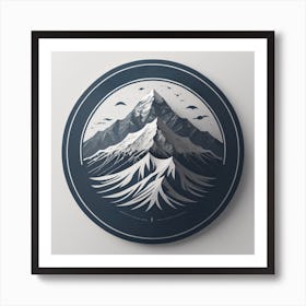 Mountain Range Art Print