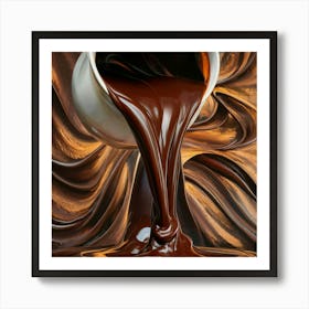 Chocolate Pouring 8 Art Print