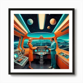 Space Station Art Print