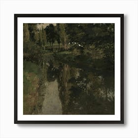 River In The Woods Art Print