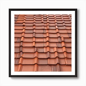 Tiled Roof 6 Art Print