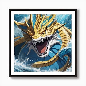 Dragon Of The Ocean Art Print