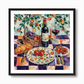 Il Ristorante Dei Sapori Perduti Trattoria Italian Food Kitchen Art Print