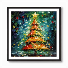 Christmas Tree 10 Art Print