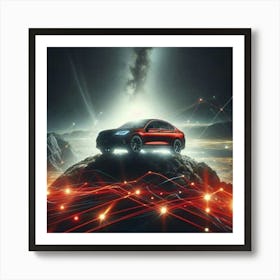 Red car Art Print