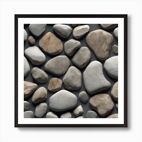 Pebbles 17 Art Print