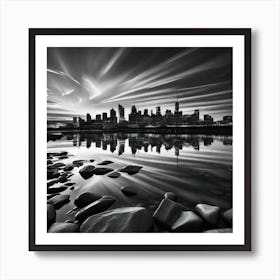 Toronto Skyline 7 Art Print