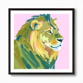 Barbary Lion 01 Art Print