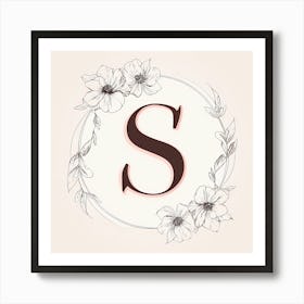 Letter S Art Print