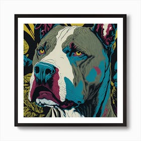 Pit Bull Terrier Art Print