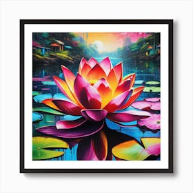 Lotus 13 Art Print