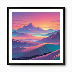 Pixel Art 3 Art Print