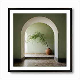 Archway Stock Videos & Royalty-Free Footage 52 Art Print