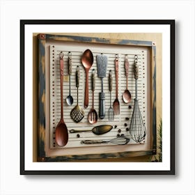 Kitchen Utensils Art Print