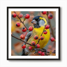 Yellow Finch 6 Art Print