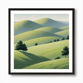 Landscape Painting 72 Art Print