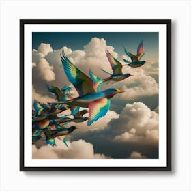 Flock Of Birds Art Print