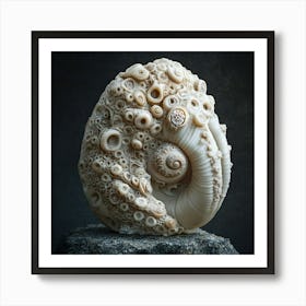 Octopus Sculpture Art Print