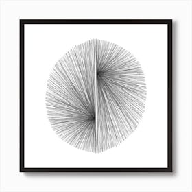 Basic Round Square Art Print