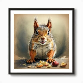 Squirrel 8 Art Print