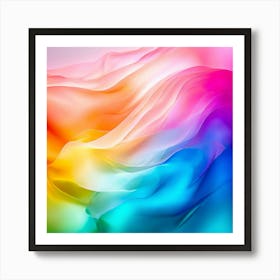 Colorful Brightness Colors Vibrant Pastel Power Gradient Vivid Luminous Radiant Bright S (14) Art Print