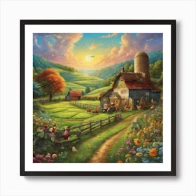 Farm Living Art Print