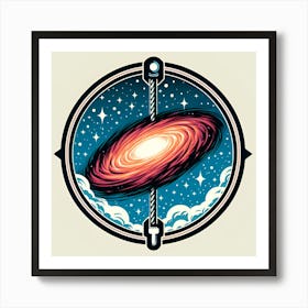 Galaxy In Space Art Print