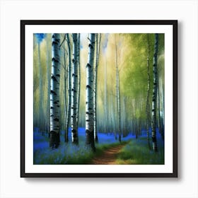 Birch Forest 15 Art Print